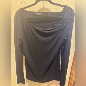 Patty XL Black long sleeve top
